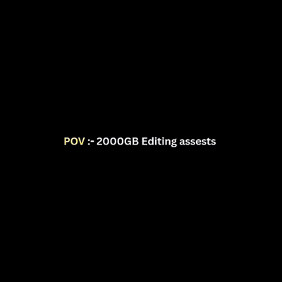The Creator Editing Vault — 2TB+ Video Editing Assets animated preview